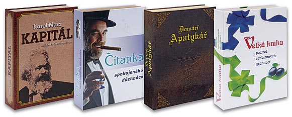 Léčivé knihy se slivovicí a štamprličkami